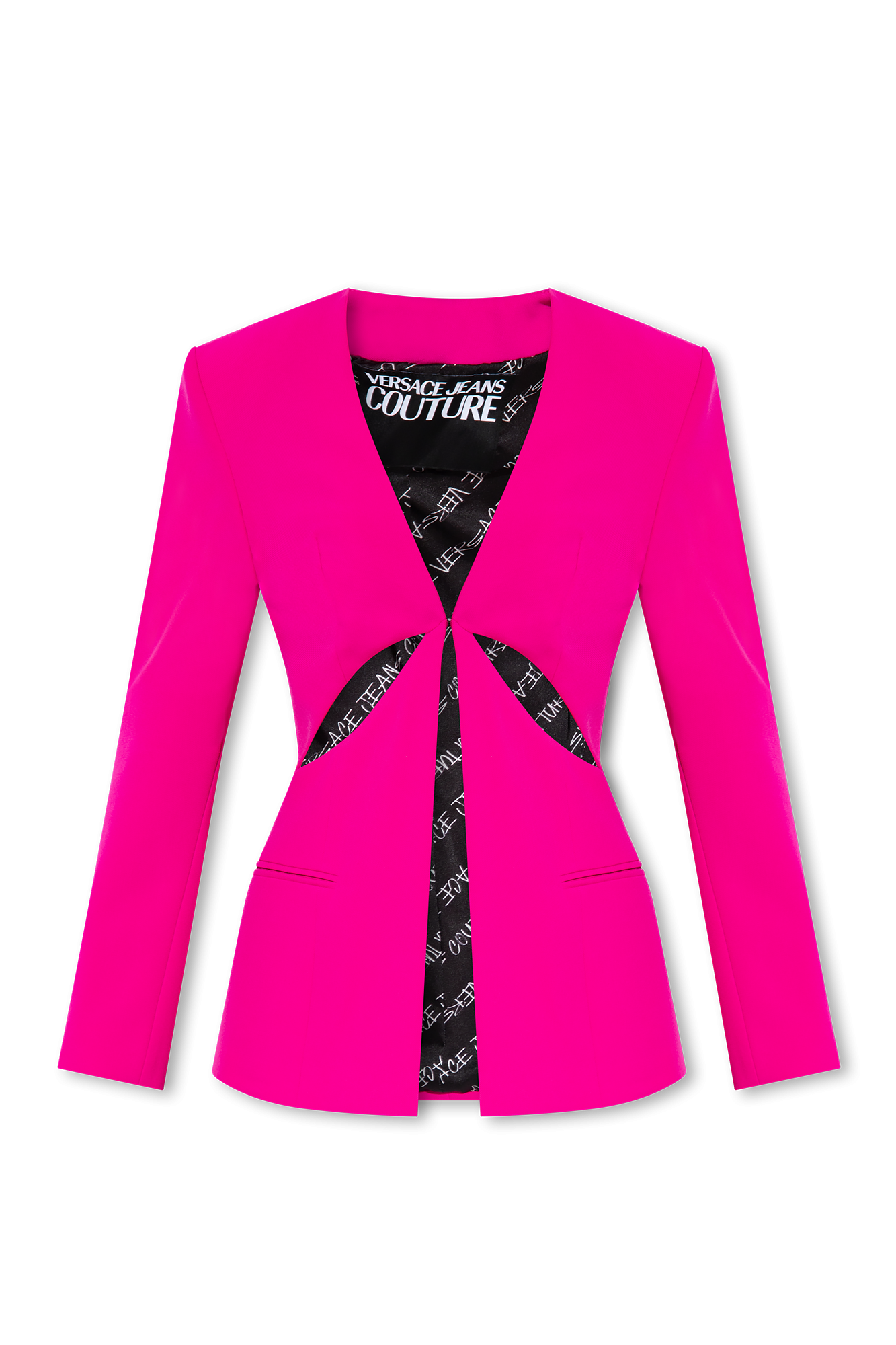 Versace Jeans Couture Blazer with cut outs Women s Clothing Vitkac